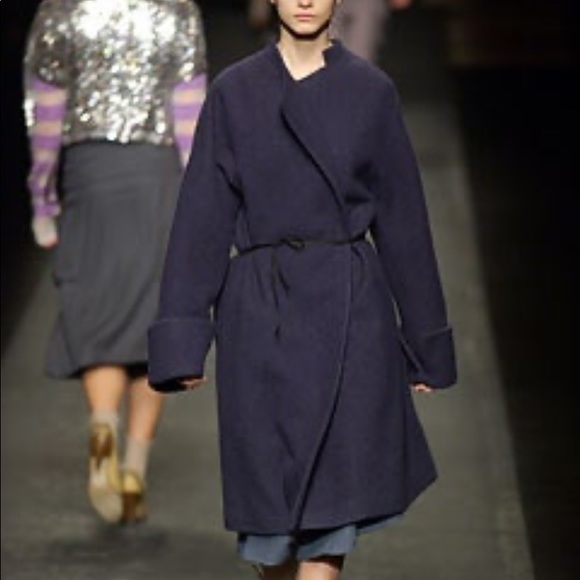 💍SOLD💍 Vintage Dries Van Noten Wrap Coat - Picture 8 of 8